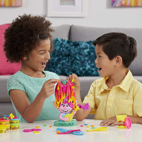 Imagen 3 de 4 de Play Doh Trolls World Troll Muneca Plastilina Juego Ninos