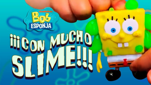 Bob Esponja Figuras De Slime Mattel Original Delivery