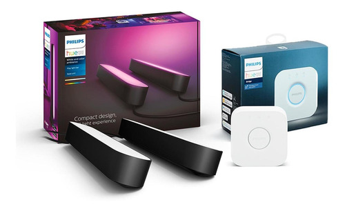 Kit Philips Hue 2 Barras De Luz Inteligente Led + Bridge