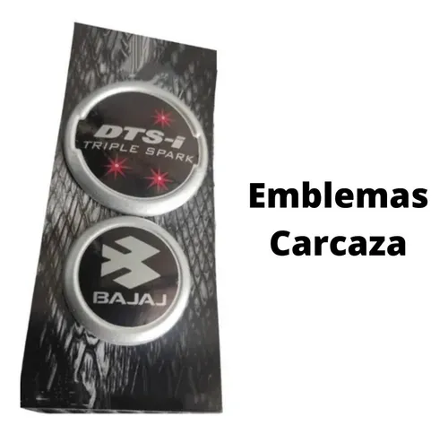 Emblemas Motor Pulsar Resina Alto Relieve Carcaza