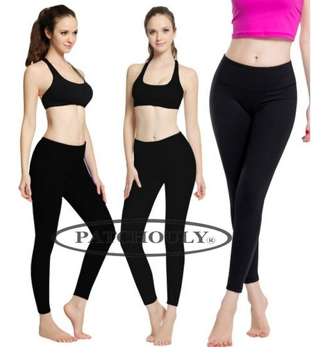 Imagen 4 de 7 de Calza Leggin Chupin Algodón / Lycra Tiro Medio Mujer 1/2/3/4