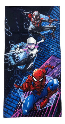 Toalla De Baño Infantil Original Spiderman 100% Algodón 