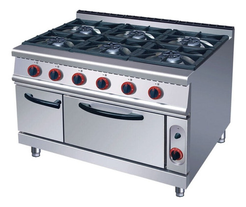 Cocina 6 Hornallas Profesional Lundar Lgr-76v