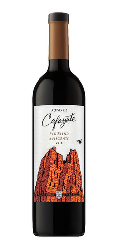 Vino Rutas De Cafayate Elegante Red Blend Botella De 750 Ml