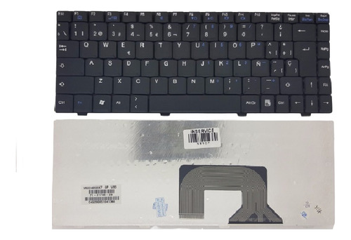 Teclado Commodore Ke 8317 Ke 8370 V022405bk7 Español Nuevo