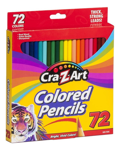 Creyones Crazart (caja De 72 Colores) 