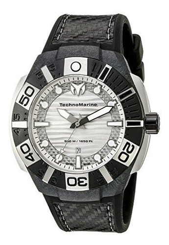 Technomarine Hombres De Tm-514001 Pantalla De Coral Negro Ne