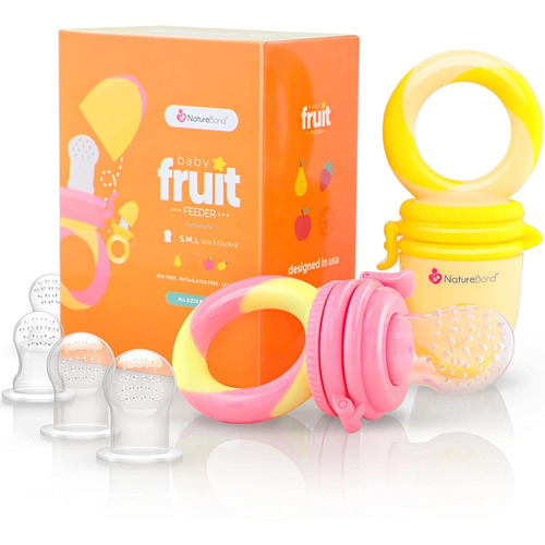 Bebe Alimentador De Fruta Alimentador   Pack Infantil D...