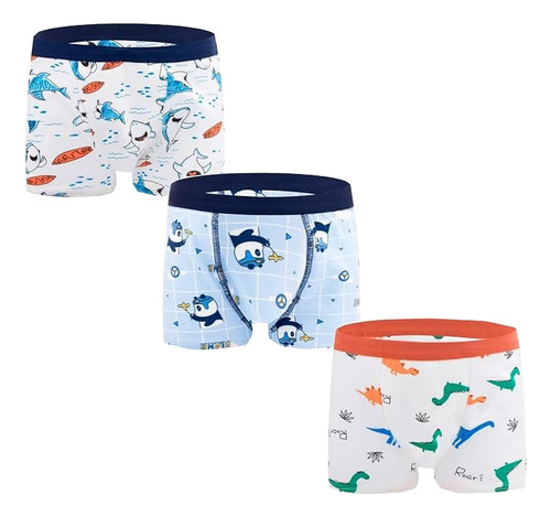 Calzones Para Niño Algodón Talla S 1-3 Años