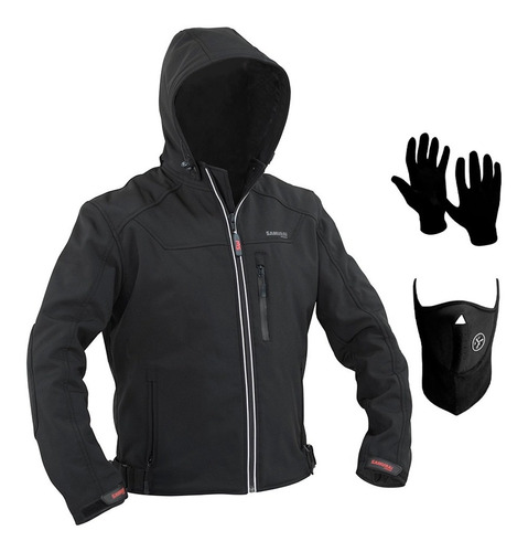 Campera Samurai Viena Protecciones Softshell + Regalos - Sti