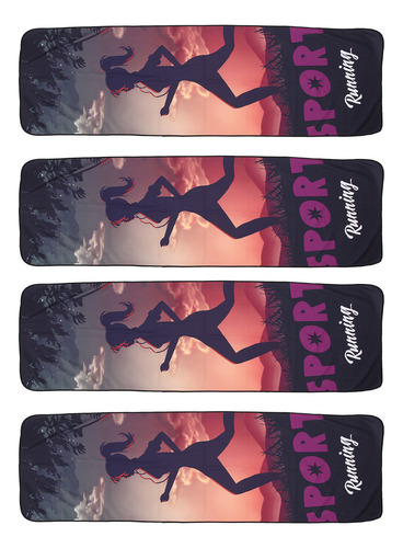 Toalla Deportiva Toalla Liviana 4pcs Para Juego De Pelota