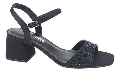 Sandalia Via Marte Mujer 23-9708 C Preto Casual