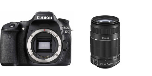 Canon 80d  24mpx Con Lente 55-250! Nuevos!