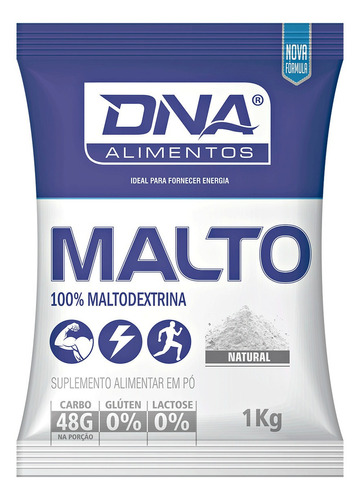 Malto Dextrina 1kg - Dna Sabor Natural