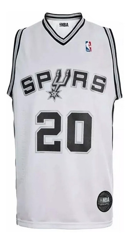 Imagen 1 de 7 de Camiseta Nba San Antonio Spurs Ginobili O De Rozan Oficial