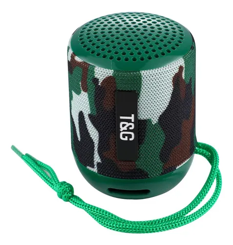 Parlante Altavoz Portátil+radio+usb+llamadas Verde Militar