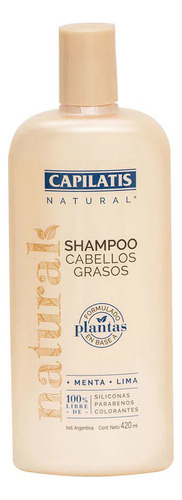 Shampoo Capilatis Natural Cabellos Grasos X 420 Ml
