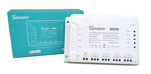 Sonoff 4 Canais Pro R3 Interruptor Wi-fi Rf 433mhz Automação