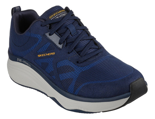 Zapatilla Skechers Mens Dlux Fitness Azul