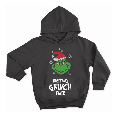 Sudadera Navideña Grinch Resting Face Ugly Sweater Niño