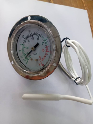 Reloj Termómetro Analogico Redondo De Refrigeracion
