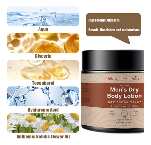 New Dry Body Lotion For Men Moisturizing Face Cream With Hya