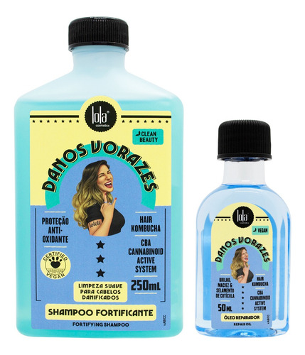 Lola Cosmetics Danos Vorazes Kit Shampoo + Serum Reparador
