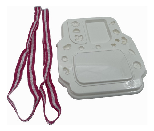 Juguete Cocina Portátil Comida Plastilina Utensilios Mochila Color Rosa