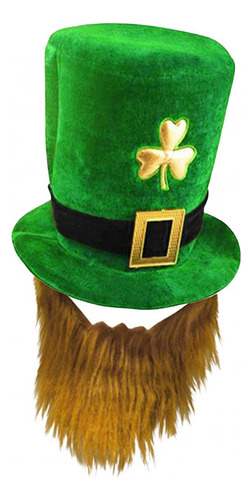 Calle. De Duende De San Patricio Con Barba Marrón Para