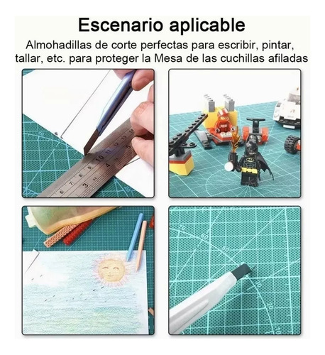 Base Tabla Mat A2 45x60cm Planchas De Corte