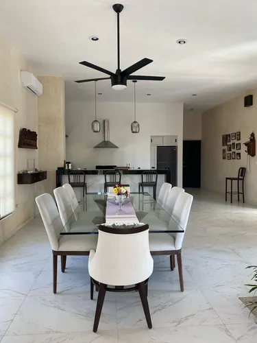 Casa Tipo Hacienda De Un Piso De 4 Recamaras En La Ceiba 2, Dzibilchaltún