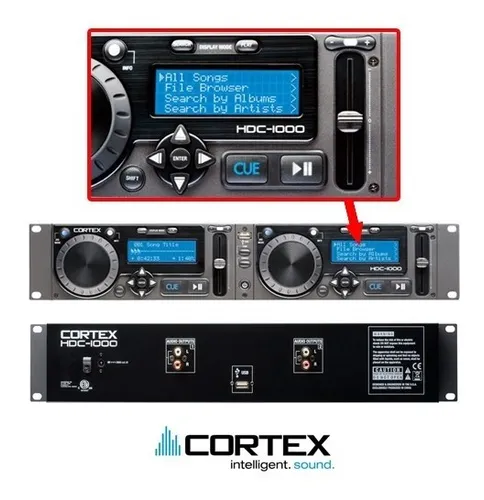 Controlador Dj Cortex Hdc 1000 - Usb