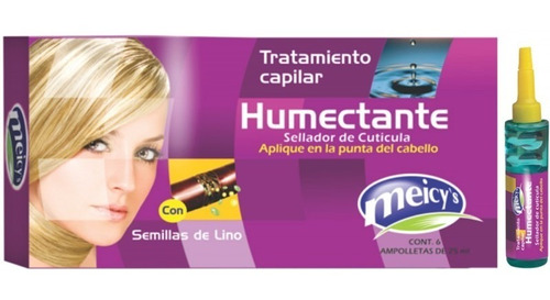 Caja De Ampolla Humectante 6x25ml - Meicys