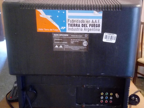 No Envío - Tv De Tubo Ken Brown 21 Con Control Remoto (Usado)