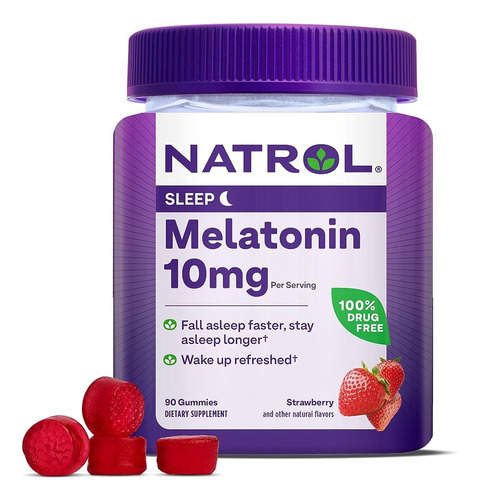 Melatonina Natrol 10 Mg | Descanso & Relajación | 90 Gomitas