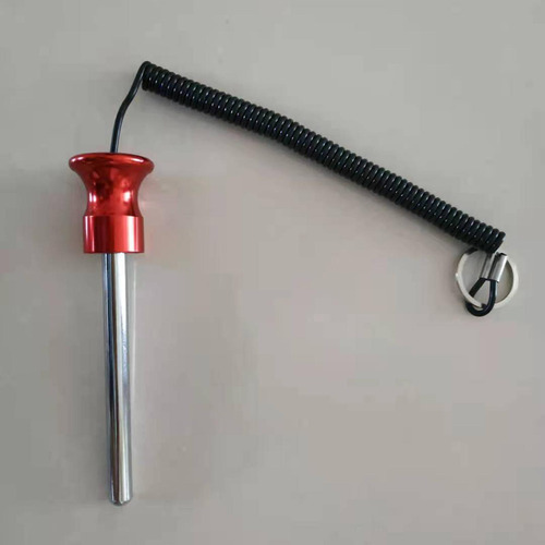 6 Pila De Pesas Magnética Pin Selector De 10x80mm Rojo