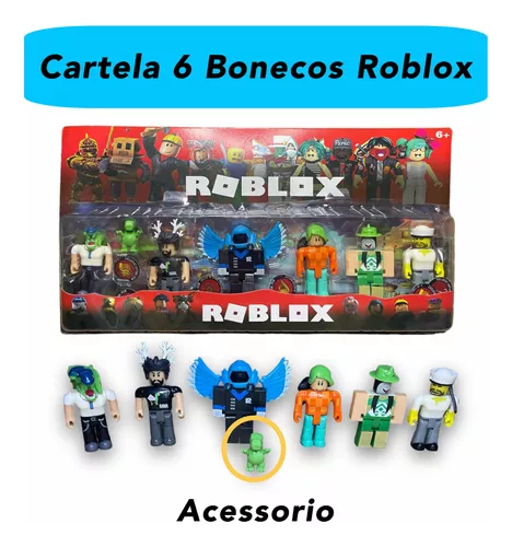 Kit Cartela Bonecos Roblox Com 4 Personagens