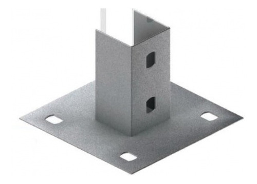 Sapata Externa 4 Furos P/perfilado 38x38