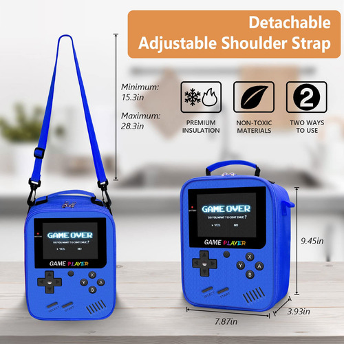 Lonchera Asilada A Prueba De Fugas Impermeable Gamer Azul