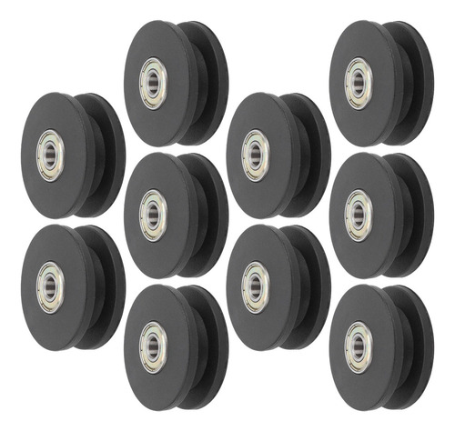 . Polea De Gimnasio 10 Piezas 50 Mm Nylon Fitness