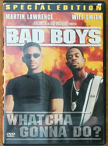 Dvd Película Ori - Bad Boys I - Martin Lawrence, Will Smith