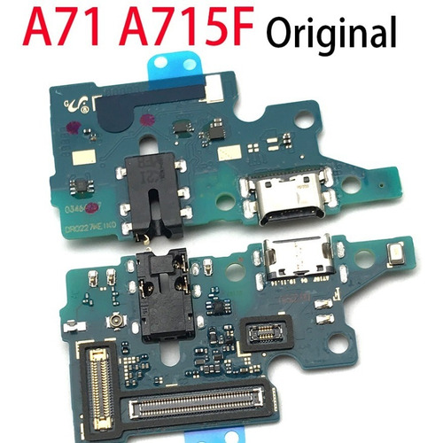 Imagem 1 de 7 de Placa Conector De Carga Usb Microfone Para Samsung A71 A715