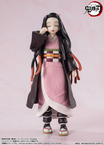 Boneco Tanjiro Demon Slayer Action Figure Bandai Shf Nezuko