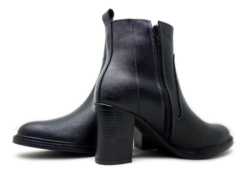 Bota De Dama Casual Vestir Fino Cuero Vacuno Genuino