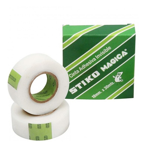 Cinta Adhesiva Stiko Magica Invisible 18mm X 30 Metros