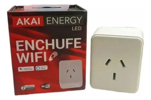 Pack X2 Toma Corriente Enchufe Smart Wifi  220v Akai