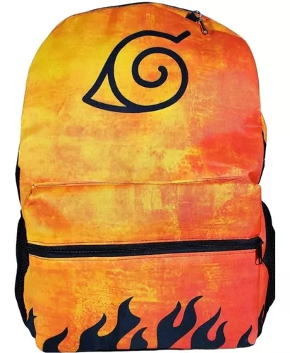 Mochila Bolsa Escolar Naruto Anime Aldeia Da Folha Lançamento