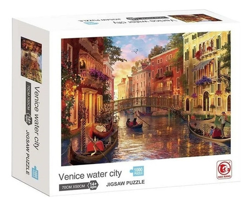 Rompecabezas 1000 Pzas Venice City Puzzle Canales Venecia Ed