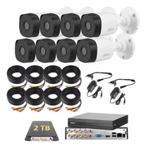 Comprar Kit Video Vigilancia 8 Cámaras 4mp Dahua Cctv 2 Tb
