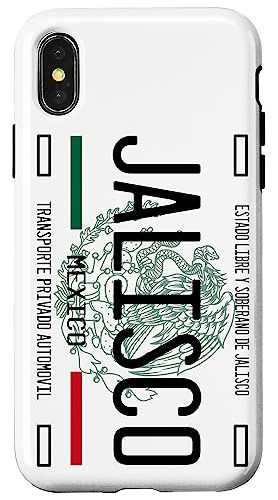 Funda Para iPhone X/xs Jalisciense Jalisco License Plate